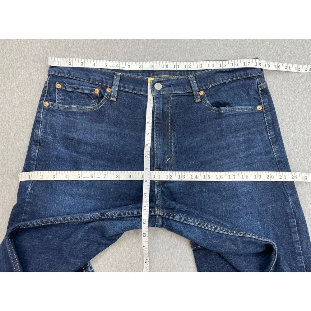 Levis 513 Jeans Mens 36 x 32 Cotton Blend Stretch Slim Straight